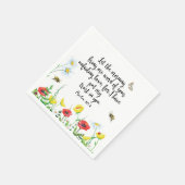 Denn ich habe mein Vertrauen in dich gesetzt Serviette (Ecke)