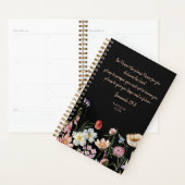 Denn ich kenne den Plan Wildblumen Bible Verse Pla Planer (Anzeige)