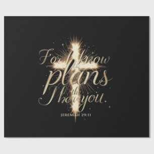 Denn ich kenne die Pläne, die ich für euch habe. Geschenkpapier