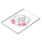 Denn ich kenne die Pläne, die ich für Sie habe Notizblock (Linke Seite)