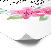 Denn ich kenne die Pläne, die ich für Sie habe Poster (Ecke)