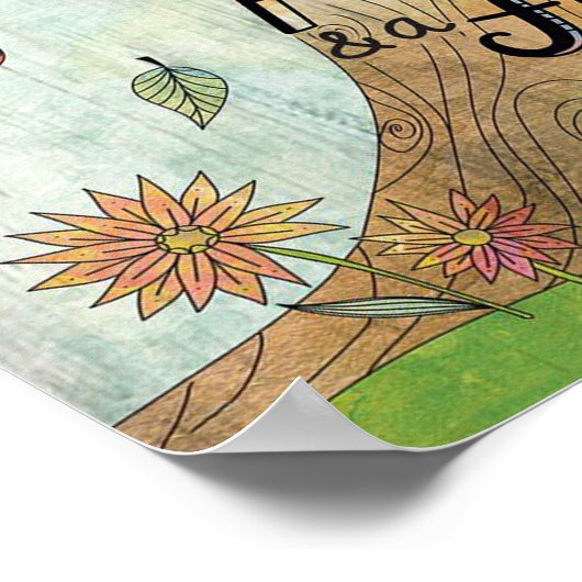 Denn ich kenne die Pläne Hummingbird Poster (Ecke)