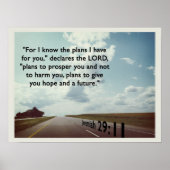 Denn ich kenne die Pläne... Poster (Vorne)