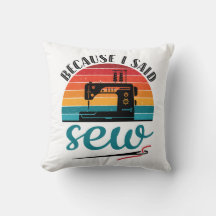 Denn ich sagte, Nähmaschine für das Funny Retro Nä