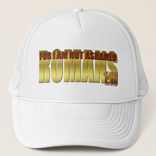 Denn ich schäme mich nicht truckerkappe (Vorderseite)