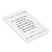 Denn ich weiß, ich habe Pläne für Sie Magnet (Rechte Seite)