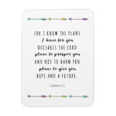 Denn ich weiß, ich habe Pläne für Sie Magnet (Vertikal)