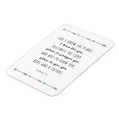 Denn ich weiß, ich habe Pläne für Sie Magnet (Linke Seite)