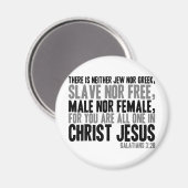 Denn ihr seid alle in Christus Jesus Magnet (Vorderseite/Rückseite)