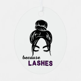 Denn Lashes Ornament Aus Metall