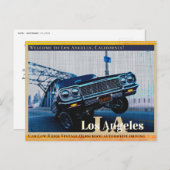 Denn Low Rider Vintage Oldschool Automotive Drivin Postkarte (Vorne/Hinten)