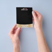 Denn Repair Auto Detailing Modern Gold Automotive Flyer (Gruppe)