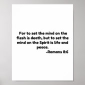 Denn um den Geist auf das Fleisch Set, ist der Tod Poster (Vorne)