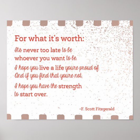 Denn was es wert ist poster (Vorne)