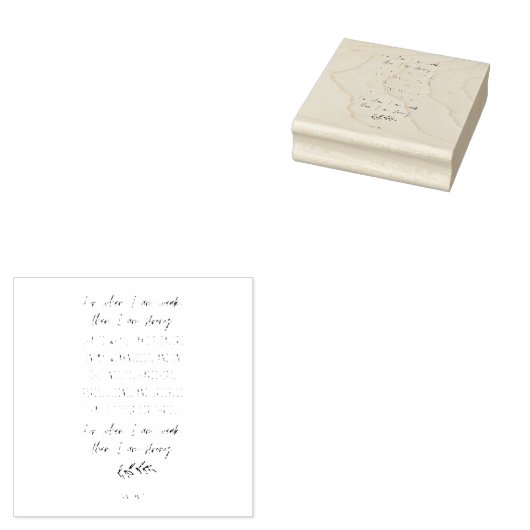 Denn wenn ich schwach bin, dann bin ich stark gummistempel (Stempel)