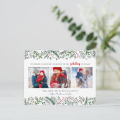 Dennentakjes | Briefkaart | Kerstkaart Fotokaart Postkarte (Stehend Vorderseite)