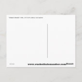 "Dennis Brown" von Ruchell Alexander Postkarte (Rückseite)