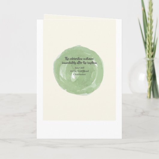 Dennis Griechisch-Orthodoxe Kirche Taufprogramm Programm (Rückseite)