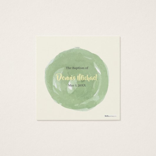 Dennis Koufeta Card (Rückseite)