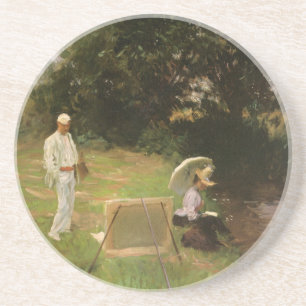 Dennis Miller Bunker Malend bei Calcot von Sargent Getränkeuntersetzer
