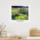 Dennis Miller Bunker's The Brook at Medfield Poster (Küche)