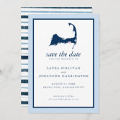 Dennis Port Cape Cod Wedding Save The Date (Vorne/Hinten)