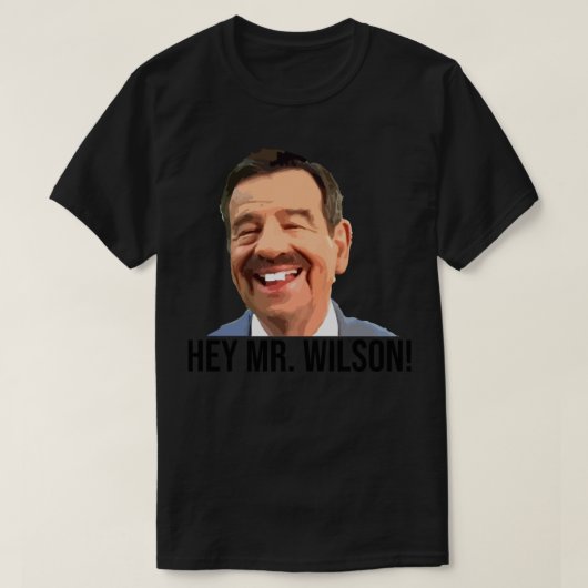 Dennis the Menace - Hey Mr. Wilson! Sticker T-Shirt (Design vorne)