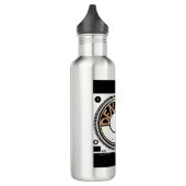 DENNIS-TURNTABLE EDELSTAHLFLASCHE (Links)