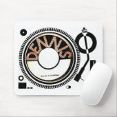 DENNIS TURNTABLE Mousepad (Mit Mouse)