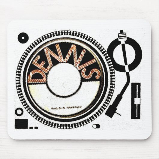 DENNIS TURNTABLE Mousepad (Vorne)