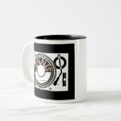 DENNIS-TURNTABLE ZWEIFARBIGE TASSE (Vorderseite Links)