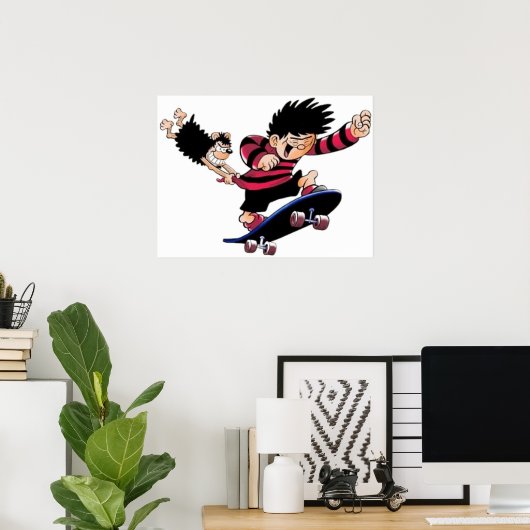 Dennis und Gnasher Poster (Heimbüro)