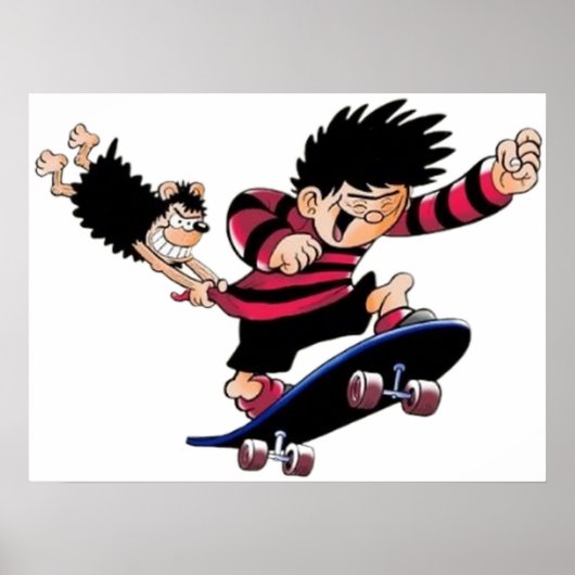 Dennis und Gnasher Poster (Vorne)