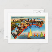 Dennisport Cape Cod Massachusetts MA Old Travel Postkarte (Vorne/Hinten)