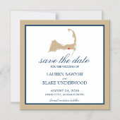Dennisport Cape Cod Wedding Save the Date Magneteinladung (Vorderseite)