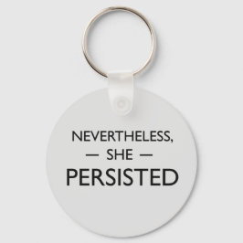 Dennoch beharrte sie auf der Aussage Schlüsselanhänger