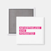 Dennoch beharrte sie darauf, magnet (Vorderseite/Rückseite)