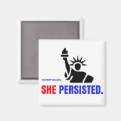 Dennoch beharrte sie darauf, magnet (Vorderseite/Rückseite)