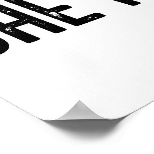 Dennoch beharrte sie darauf, poster (Ecke)