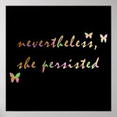 Dennoch beharrte sie darauf, poster (Vorne)