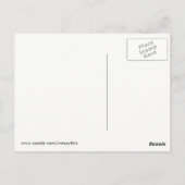 Dennoch beharrte sie darauf, Schwarz auf Weiß Postkarte (Rückseite)