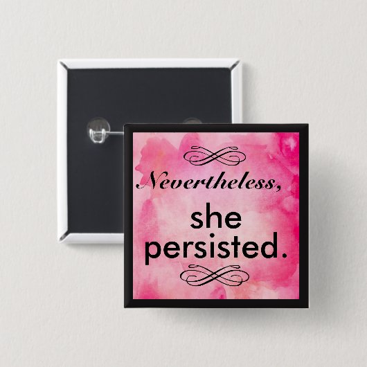 Dennoch bestand sie Button fort (Vorne & Hinten)