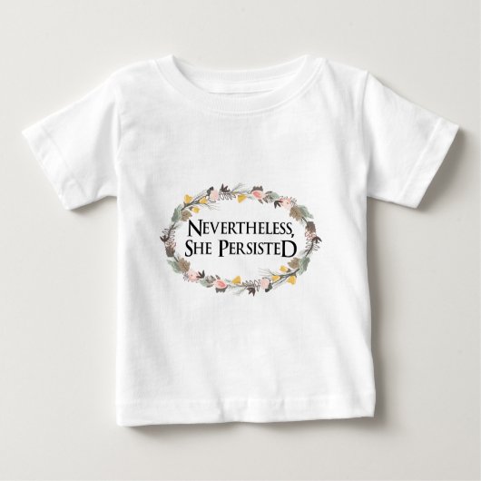 dennoch bestand sie fort baby t-shirt (Vorderseite)