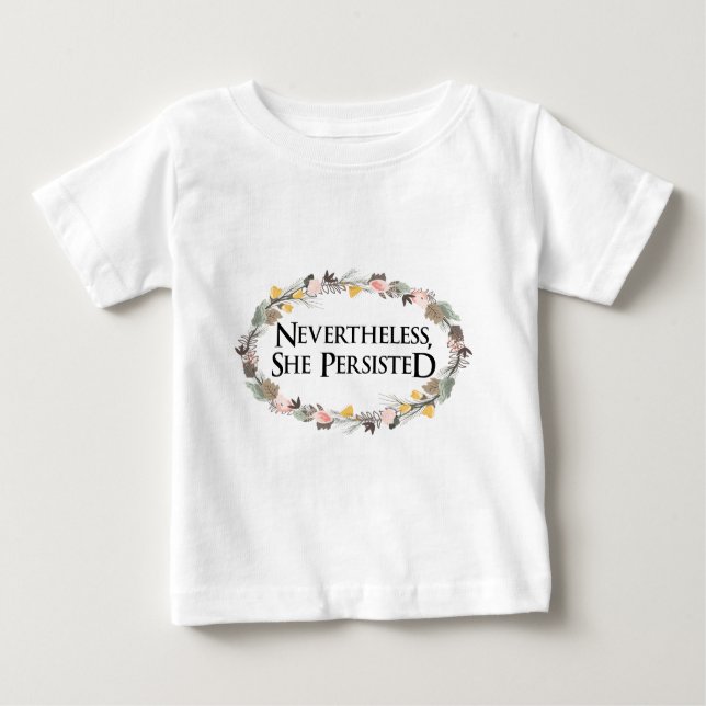 dennoch bestand sie fort baby t-shirt (Vorderseite)