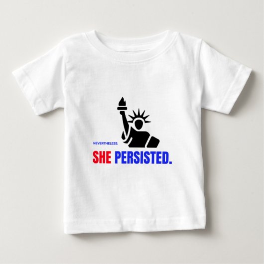 Dennoch bestand sie fort baby t-shirt (Vorderseite)