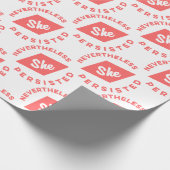 Dennoch bestand sie fort geschenkpapier (Ecke)