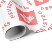 Dennoch bestand sie fort geschenkpapier (Rolleneckpunkt)