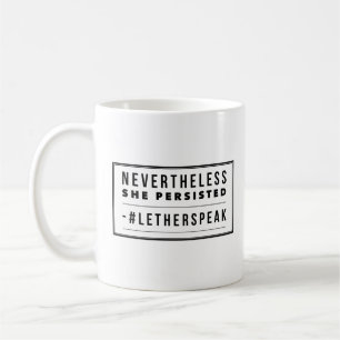 Dennoch bestand sie fort kaffeetasse