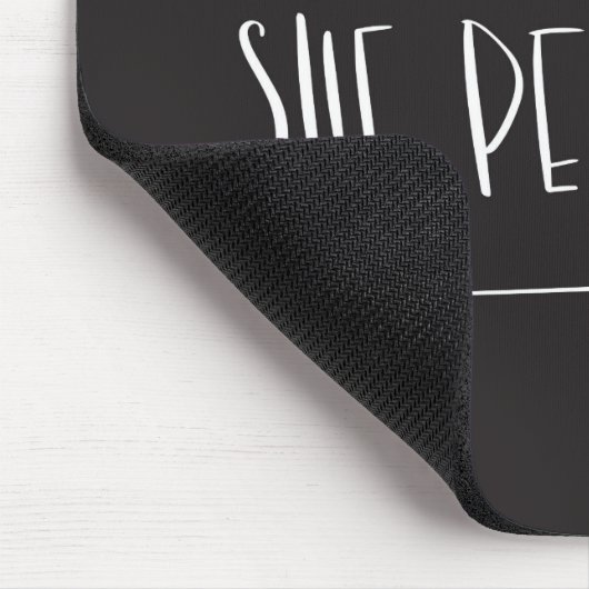 Dennoch bestand sie fort mousepad (Ecke)