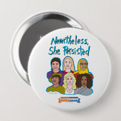 Dennoch bestand sie Knopf fort Button (Vorne & Hinten)